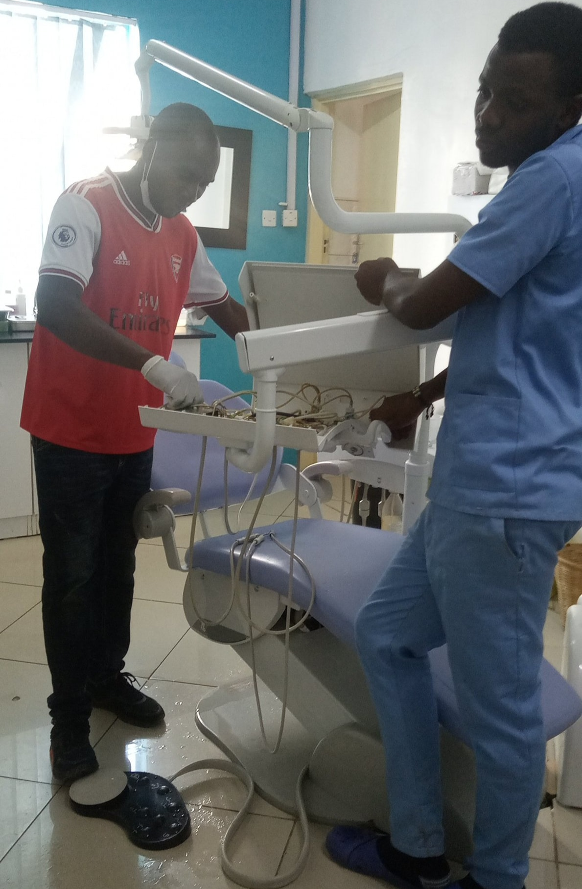 Digital inventory management system on a tablet